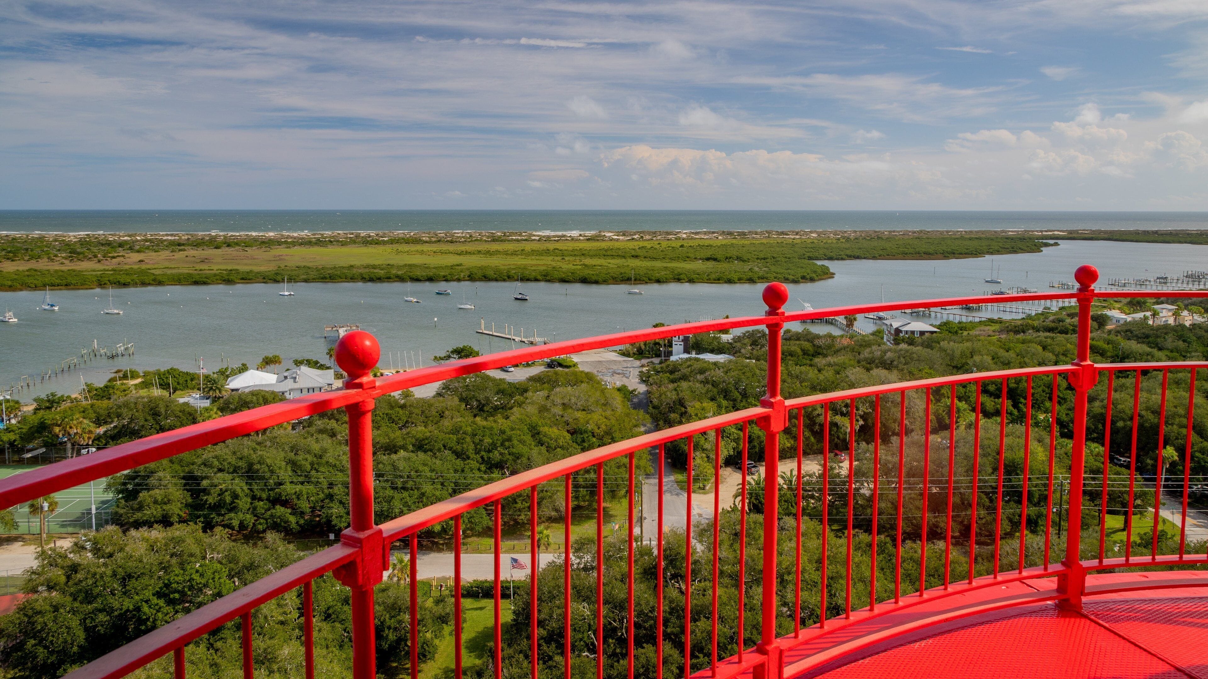 St. Augustine Lighthouse & Maritime Museum showing views and landscape views