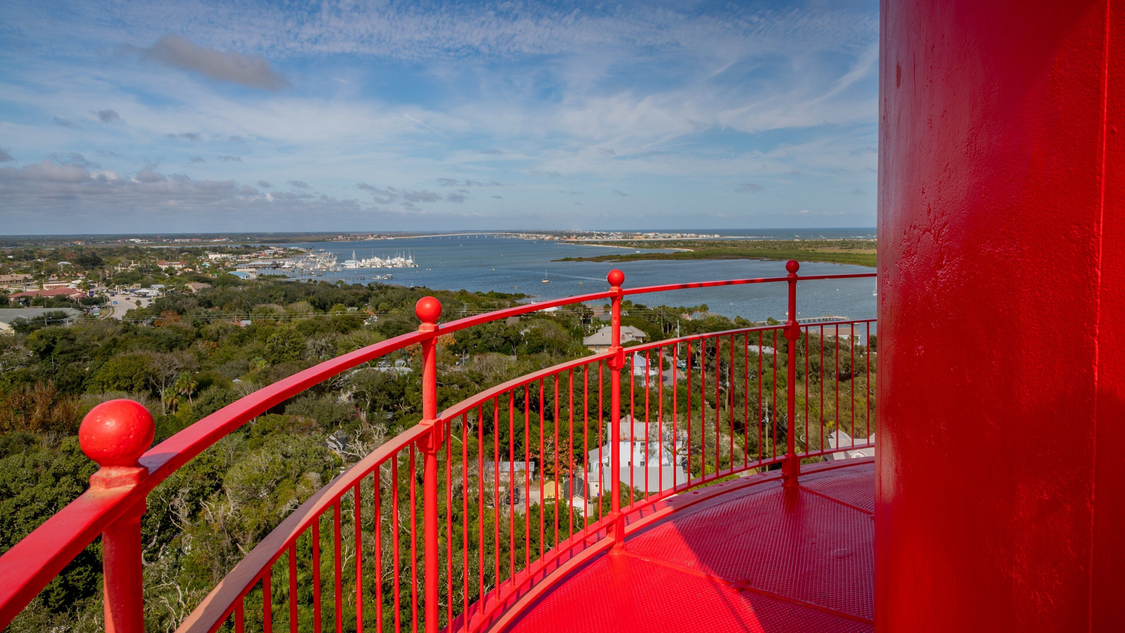 St. Augustine Lighthouse & Maritime Museum showing views and landscape views