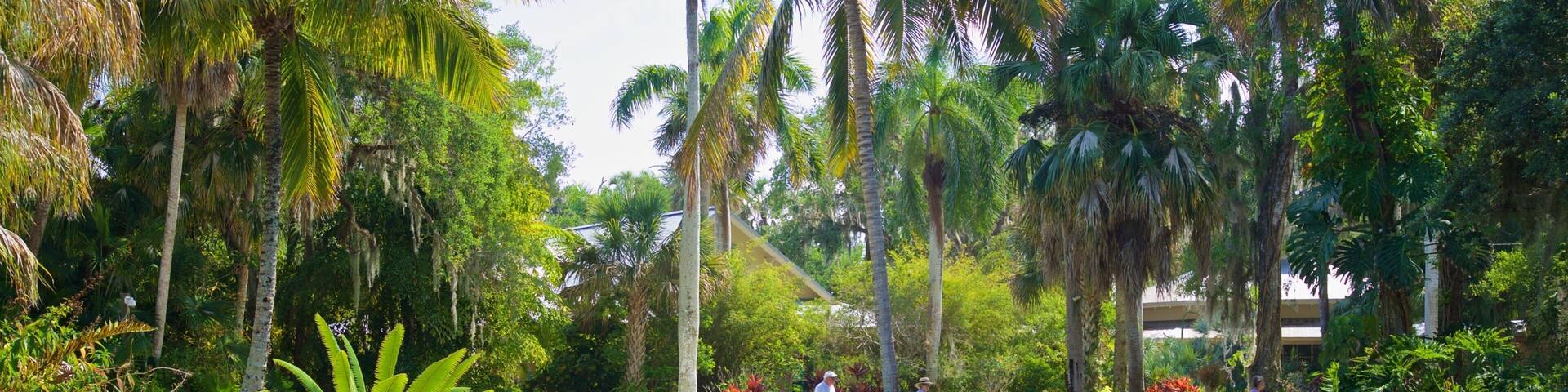 McKee Botanical Garden featuring a pond