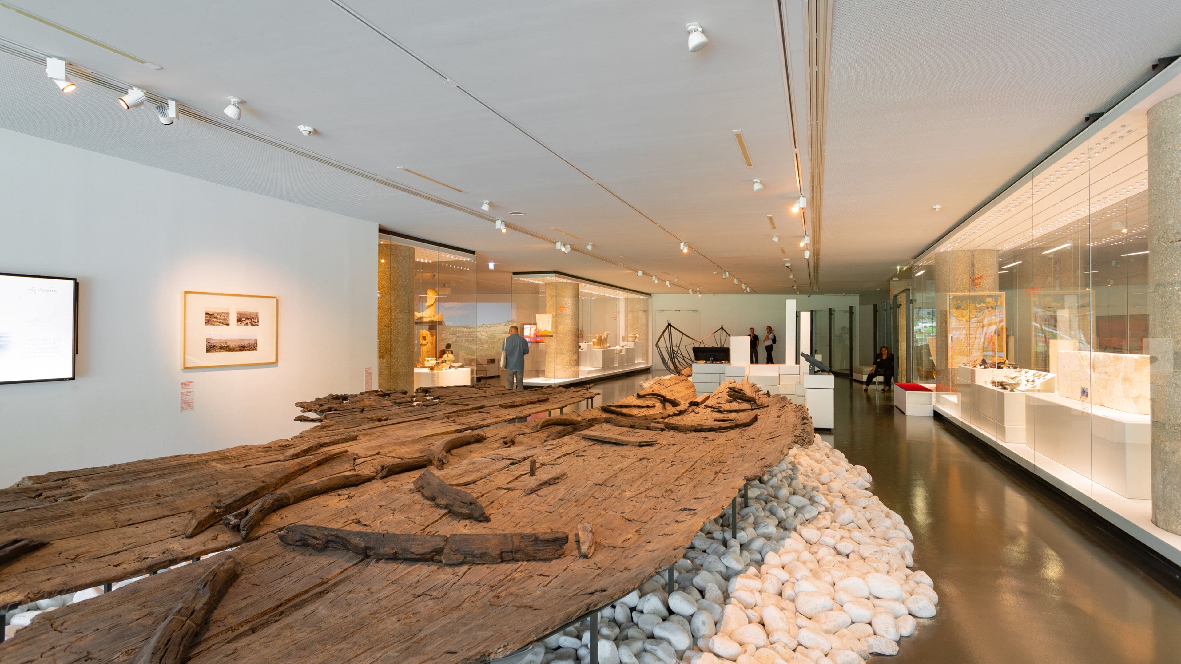 Marseille History Museum showing interior views