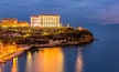 Palais du Pharo in Marseille by night - France