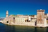 Fort Saint Nicolas at the coast of a sea, Marseille, France