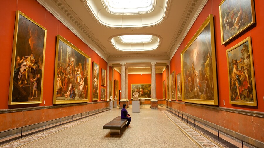 Fabre Museum featuring art and interior views