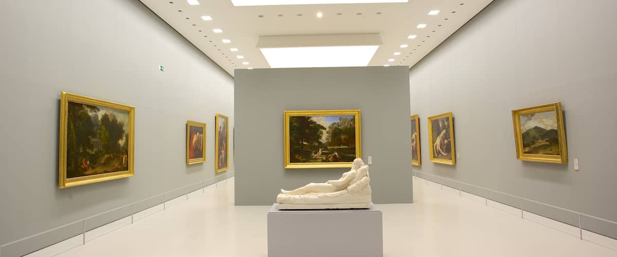 Fabre Museum featuring art and interior views