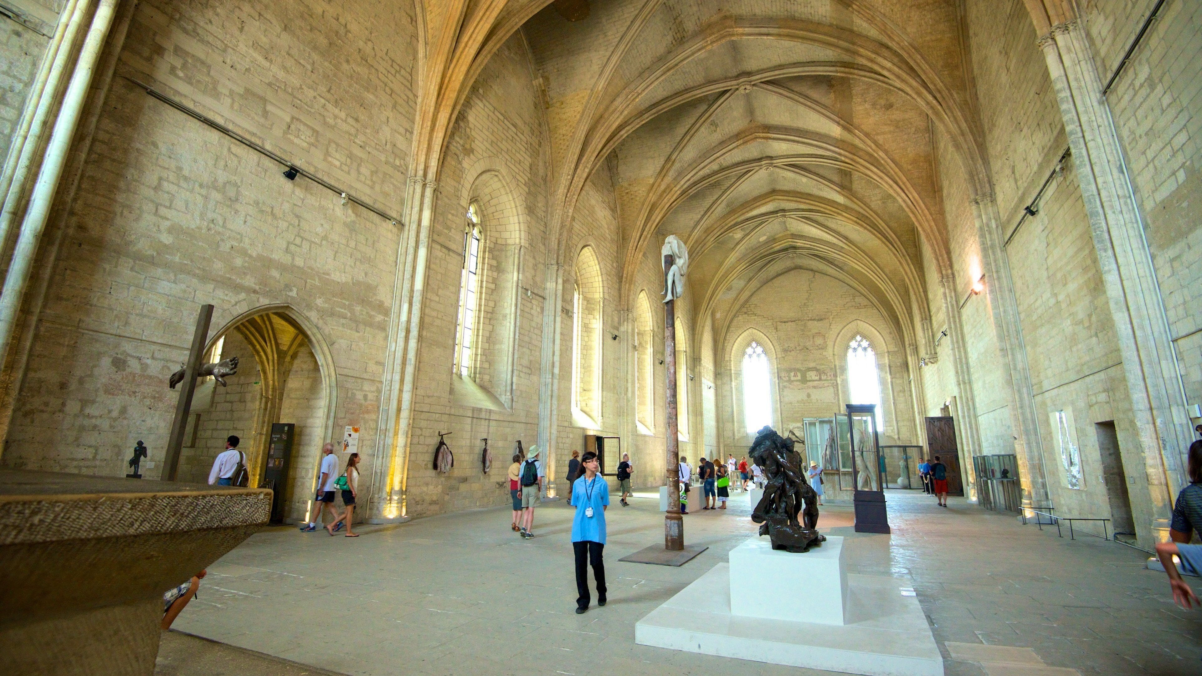 Avignon City Centre which includes interior views, heritage elements and a church or cathedral