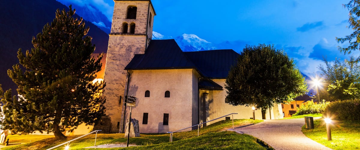 St Michel Church in Chamonix