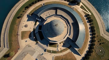 Adler Planetarium Birds Eye View in Summer
