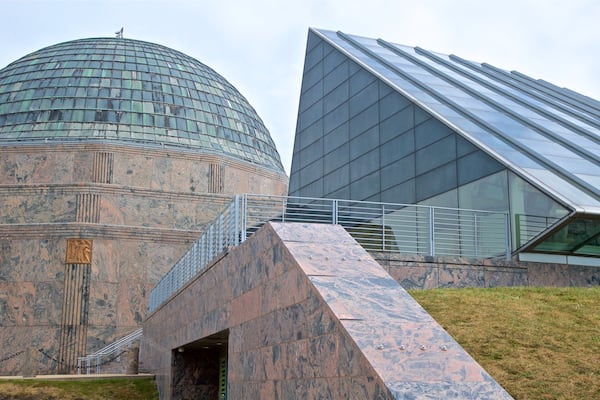 Adler Planetarium and Astronomy Museum das einen moderne Architektur