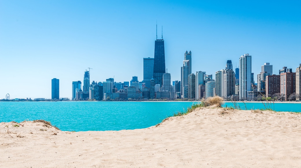 Chicago Skyline at North Beach