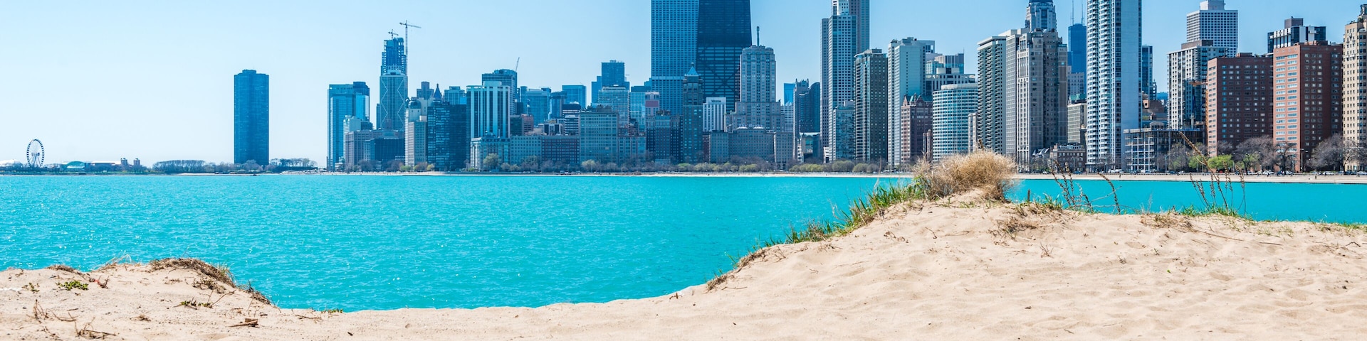 Chicago Skyline at North Beach