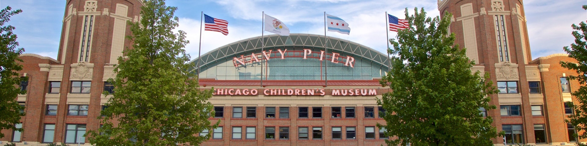 Navy Pier which includes signage
