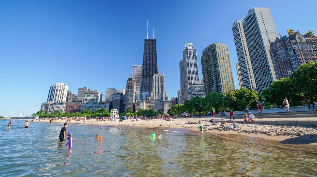 Chicago skyline from North Avenue Beach