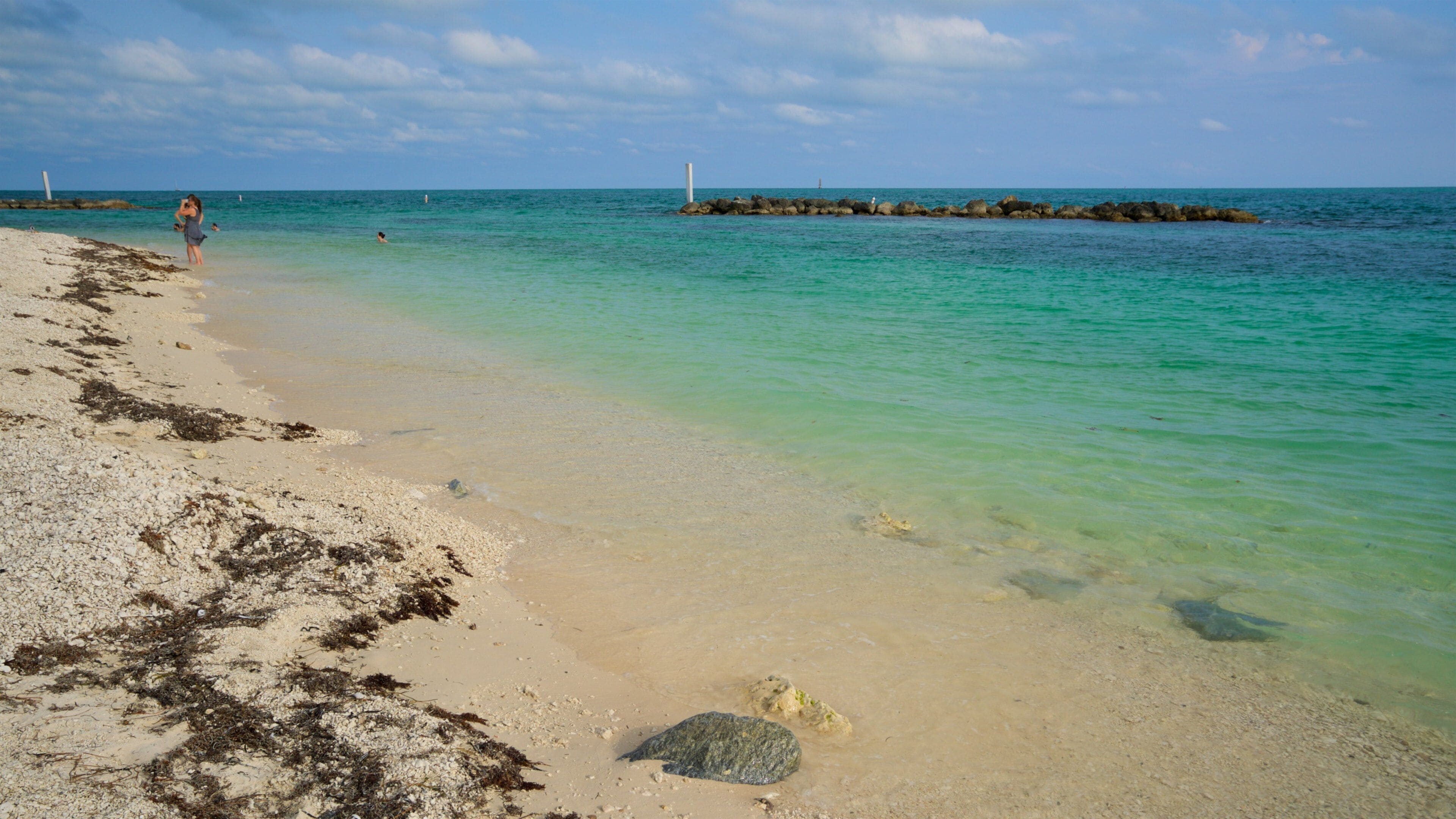 Fort Zachary Taylor Historic State Park which includes general coastal views and a sandy beach