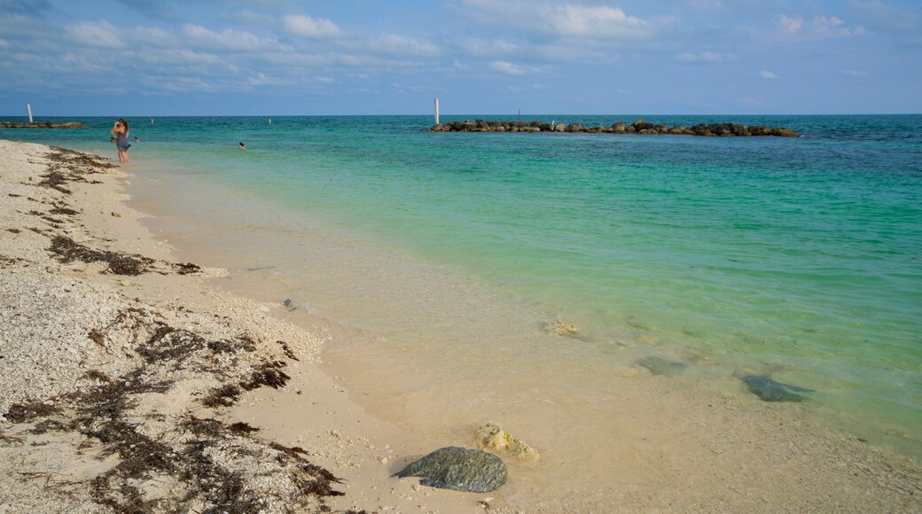 Fort Zachary Taylor Historic State Park which includes general coastal views and a sandy beach