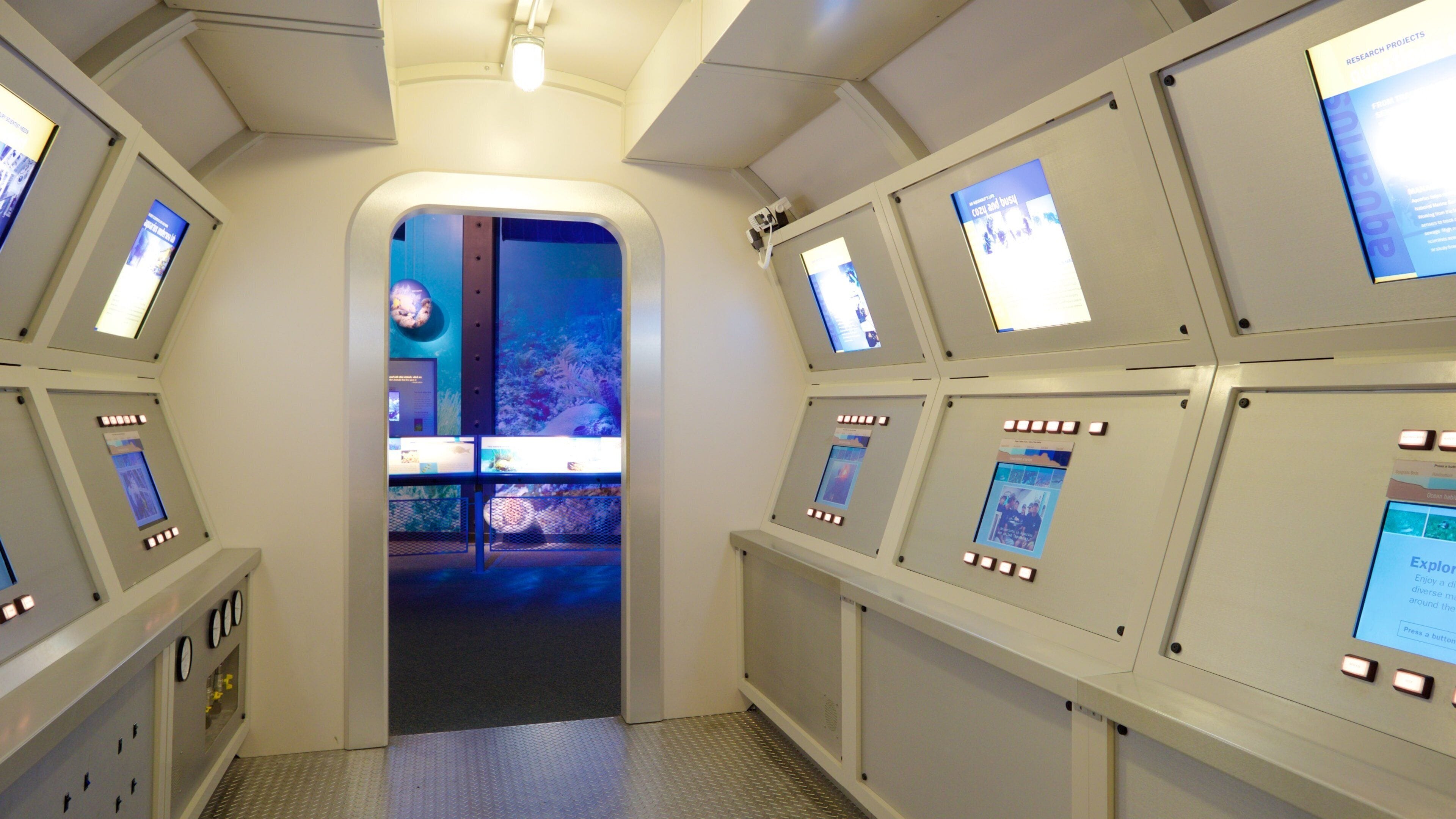 Florida Keys Eco - Discovery Center which includes interior views