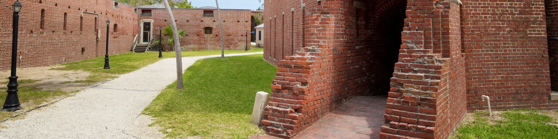 Fort East Martello Museum and Gallery featuring heritage elements
