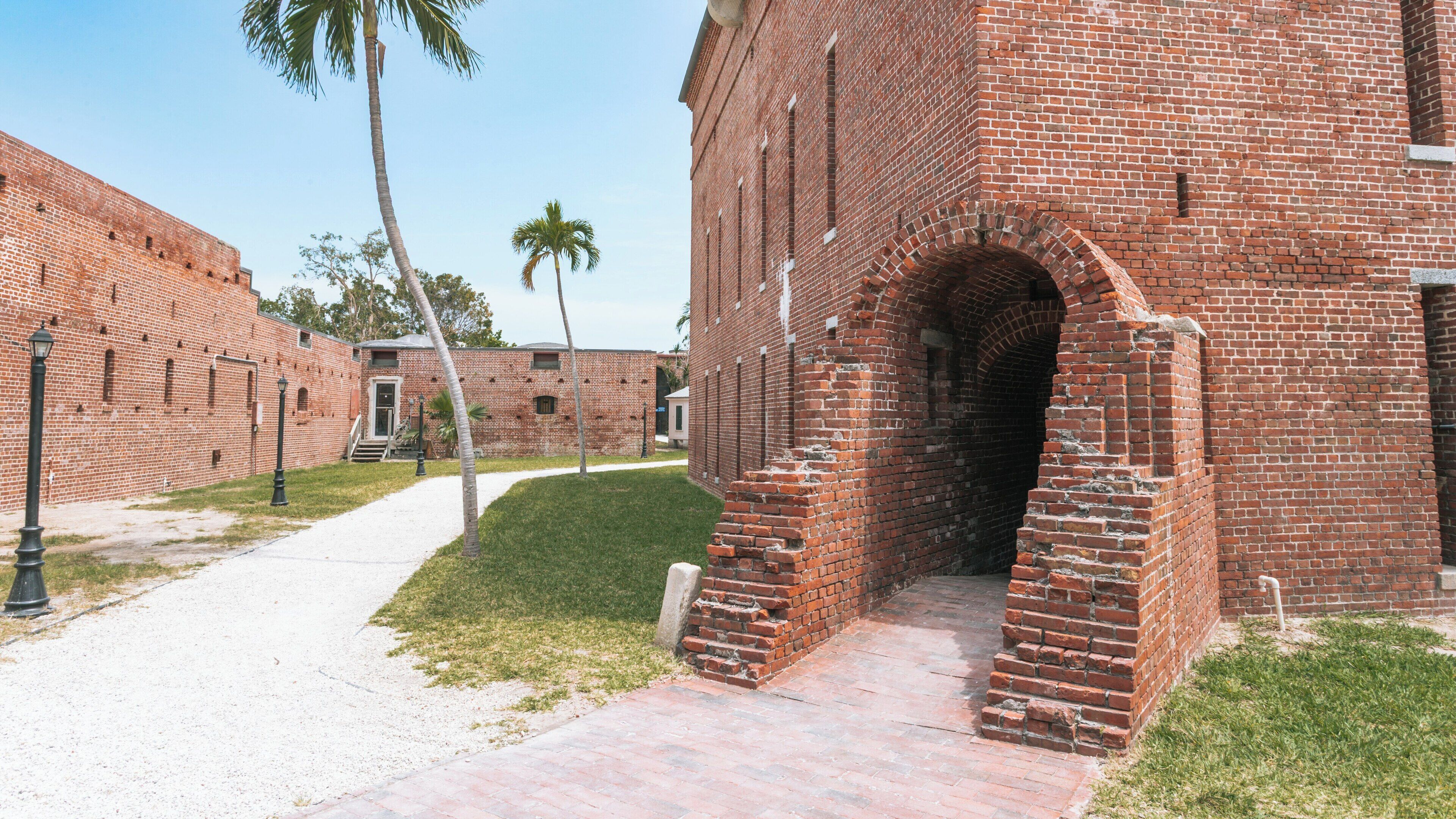 Exploring Fort East Martello Museum and Gallery in Key West, Florida, highlighting historic architecture and surrounding scenery
