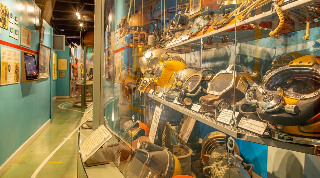 History of Diving Museum which includes heritage elements