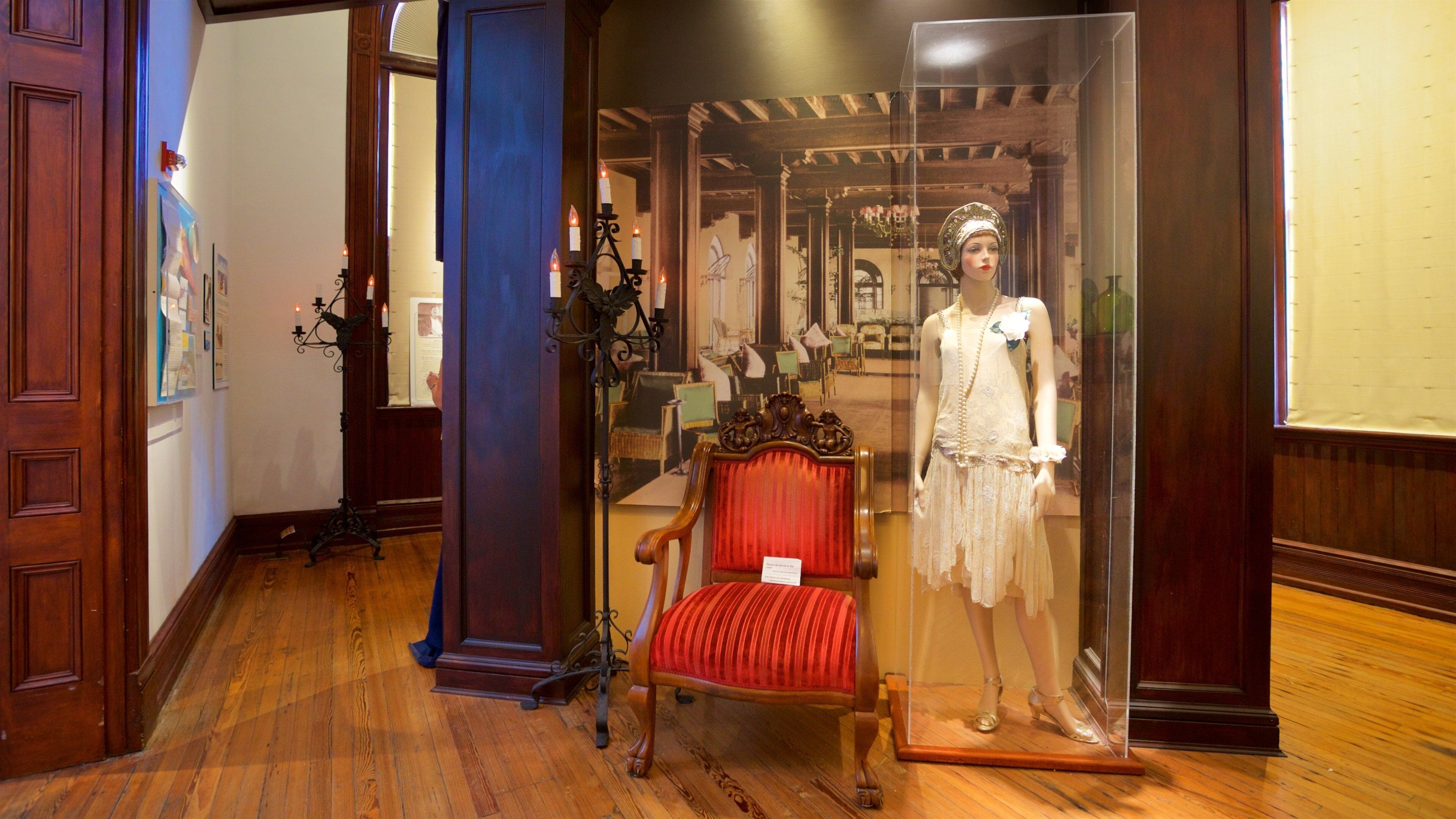 Custom House Museum featuring interior views