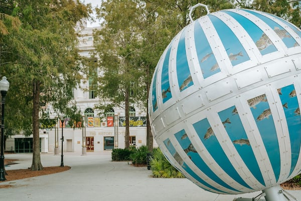 Orange County Regional History Center which includes outdoor art
