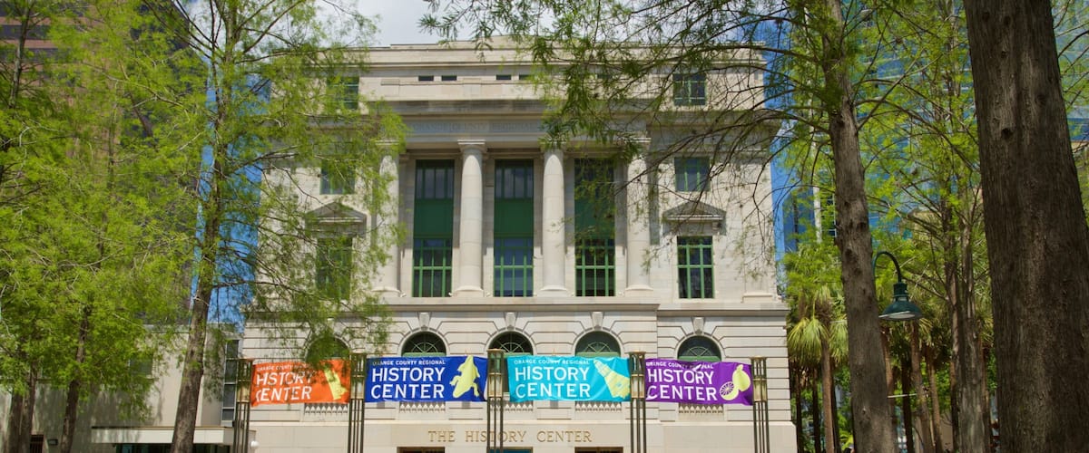 Orange County Regional History Center showing signage