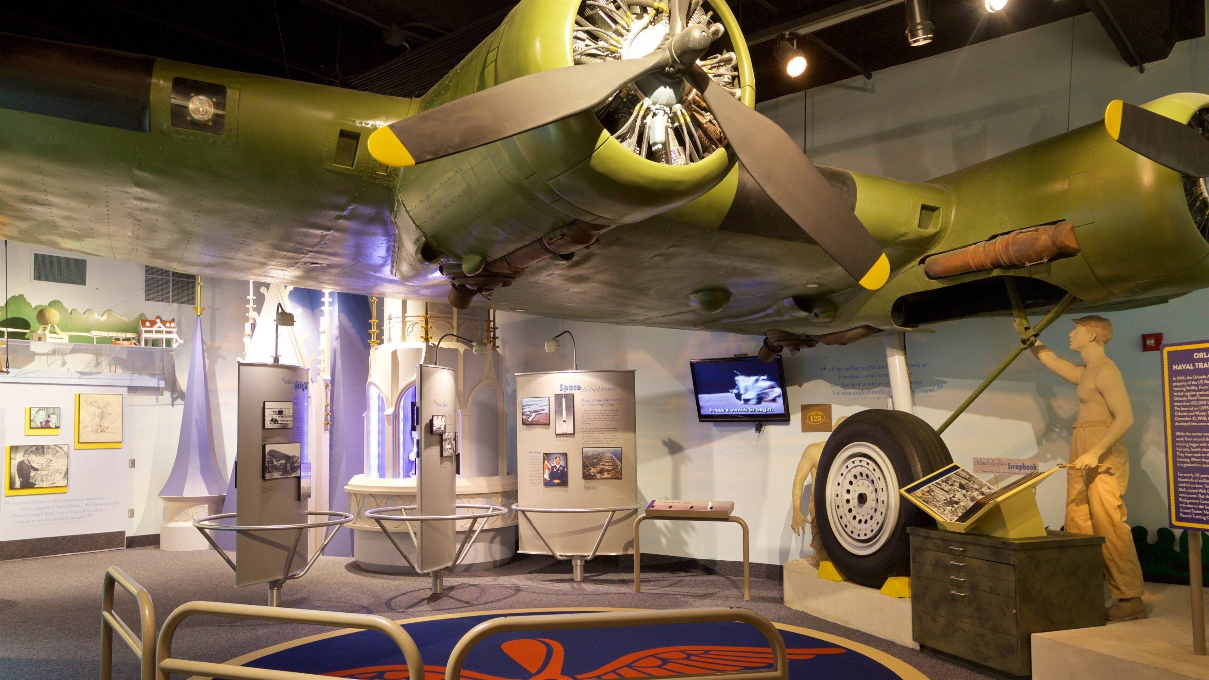 Orange County Regional History Center featuring heritage elements and interior views