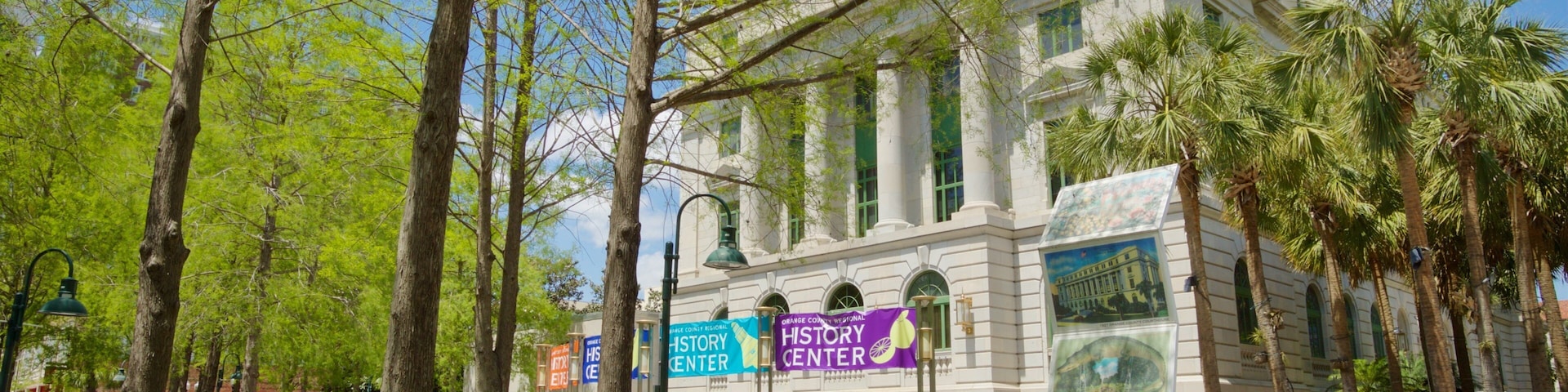 Orange County Regional History Center which includes signage