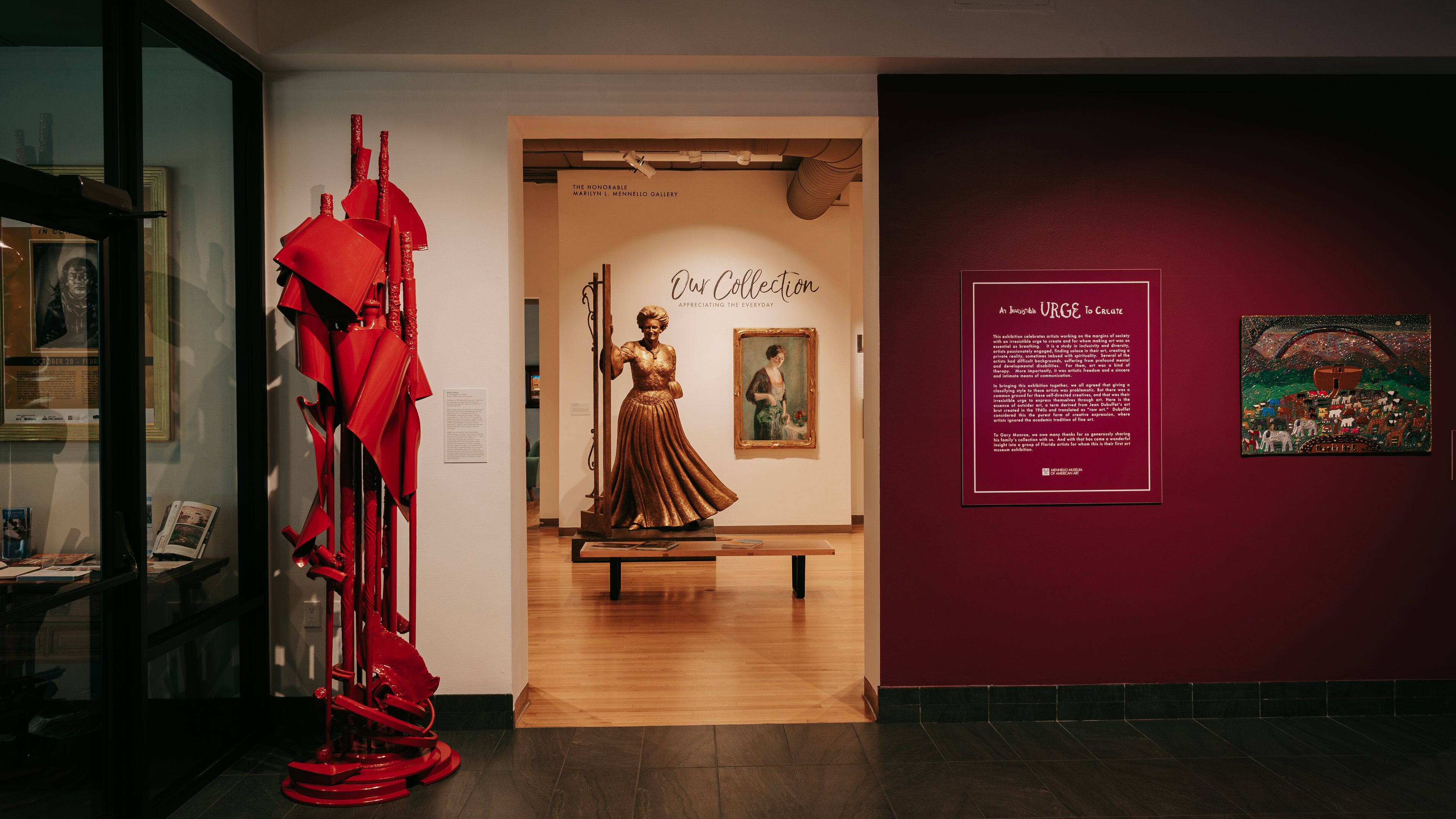 Mennello Museum of American Art which includes art and interior views