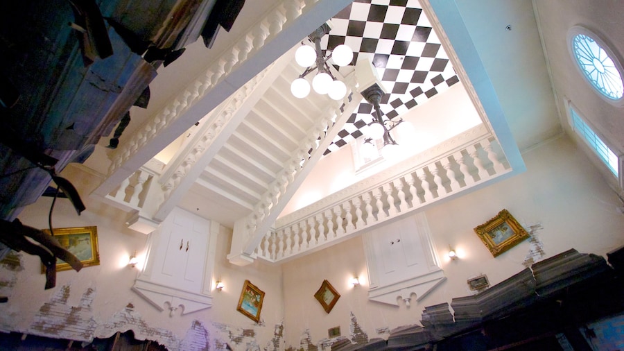 Parque de diversiones Wonderworks mostrando vista interna