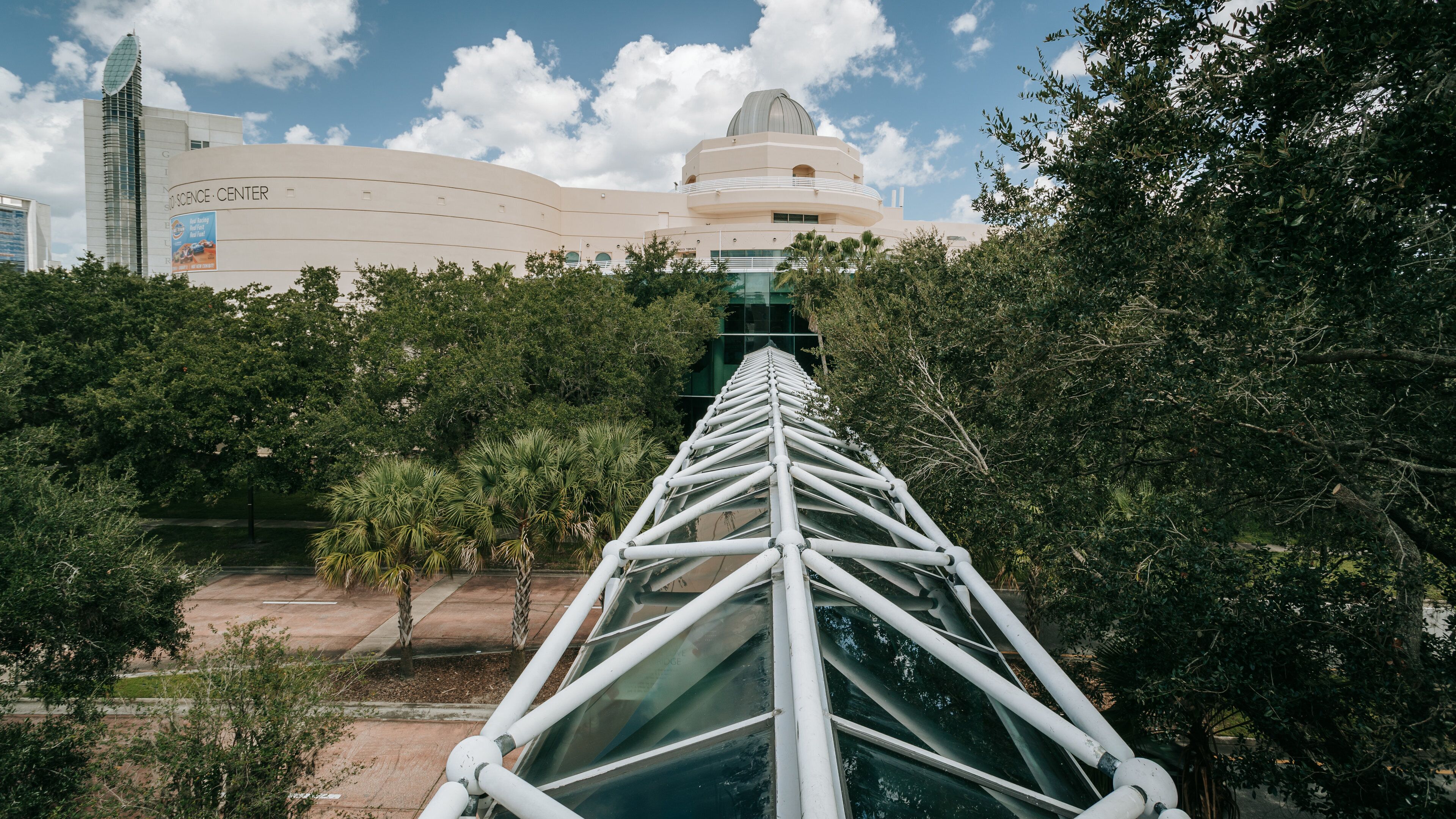 Orlando Science Center which includes a bridge