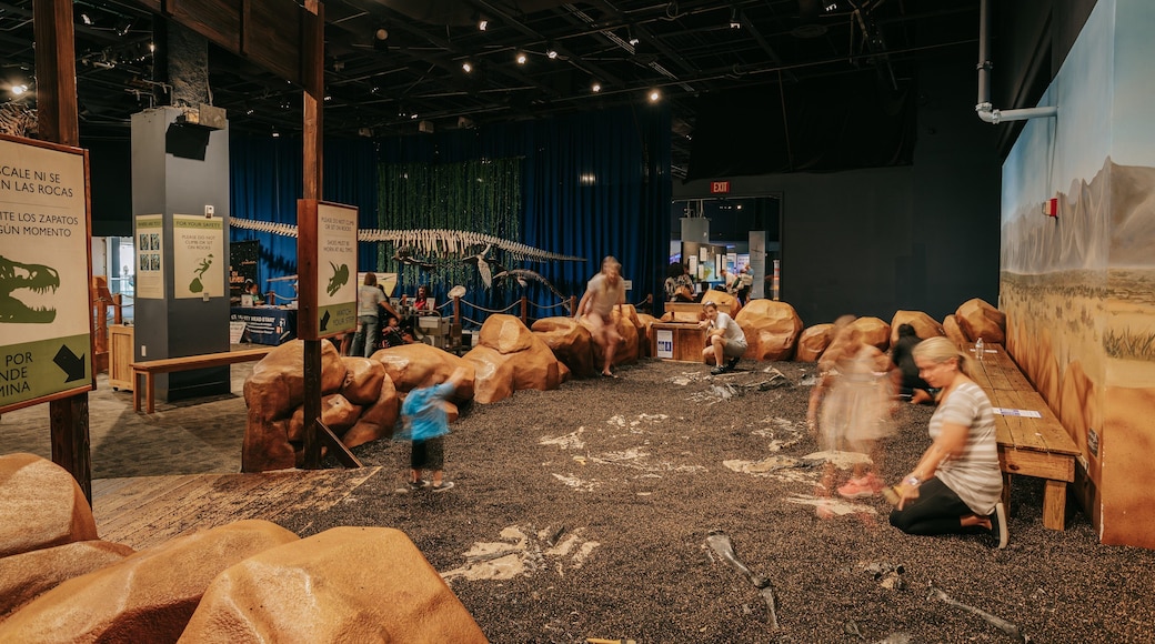 Orlando Science Center featuring interior views as well as a family