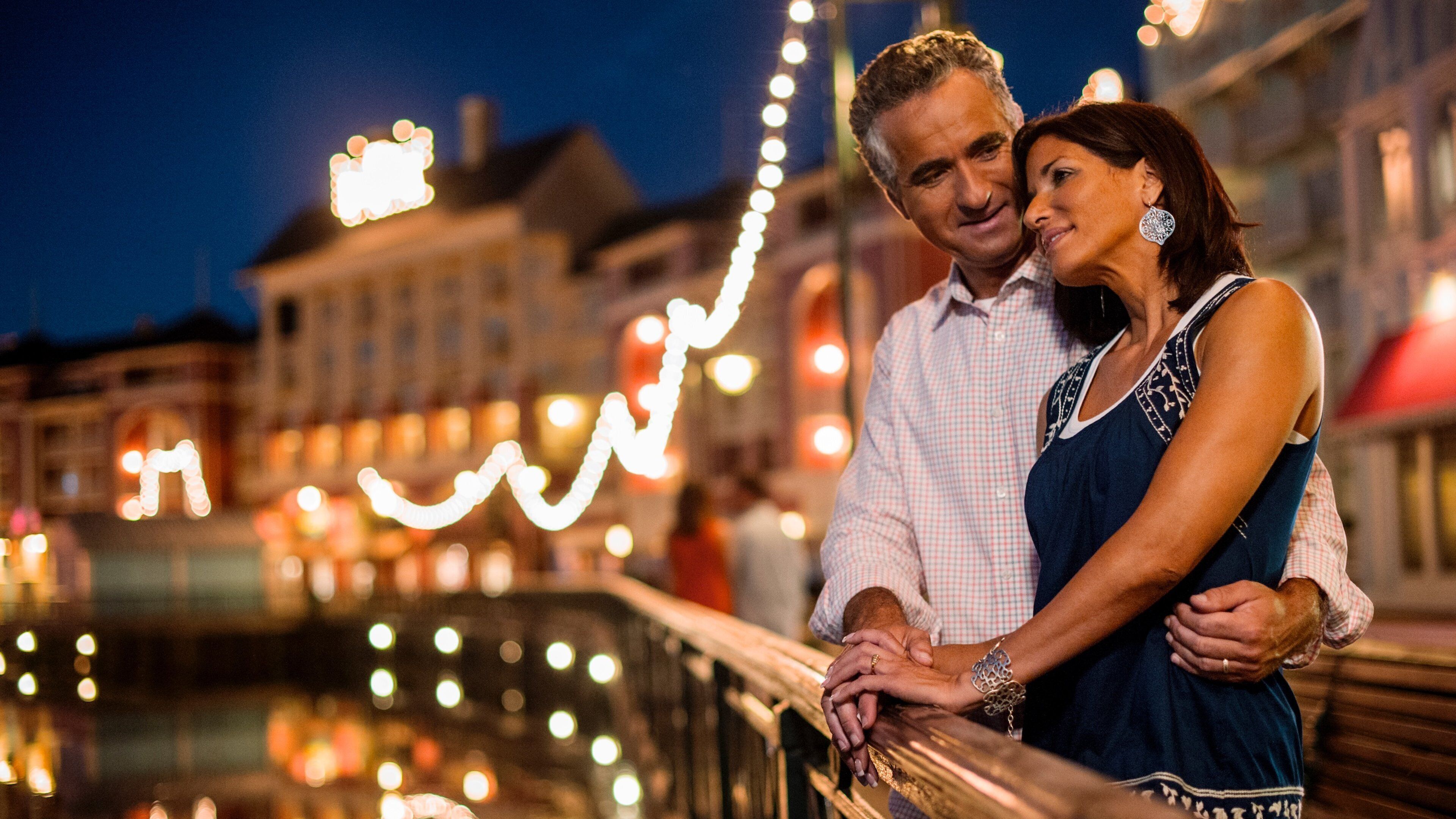 Disney\'s Boardwalk which includes night scenes as well as a couple