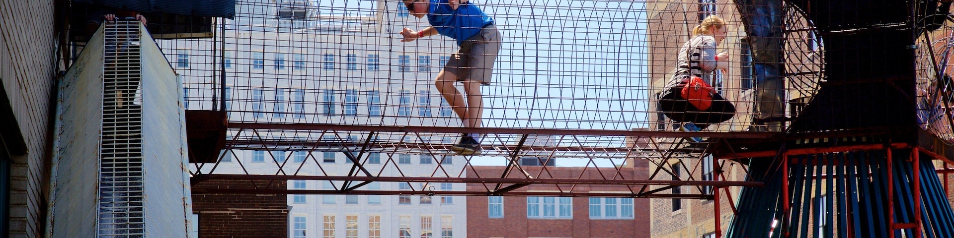 City Museum as well as a small group of people