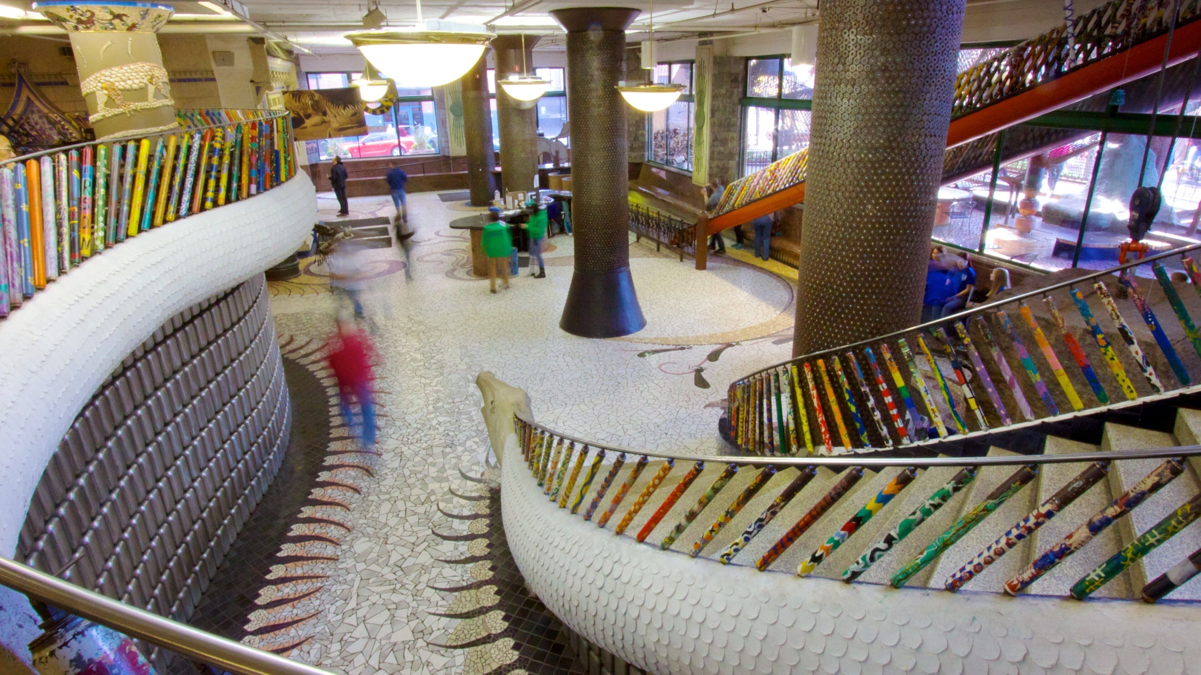 City Museum featuring interior views