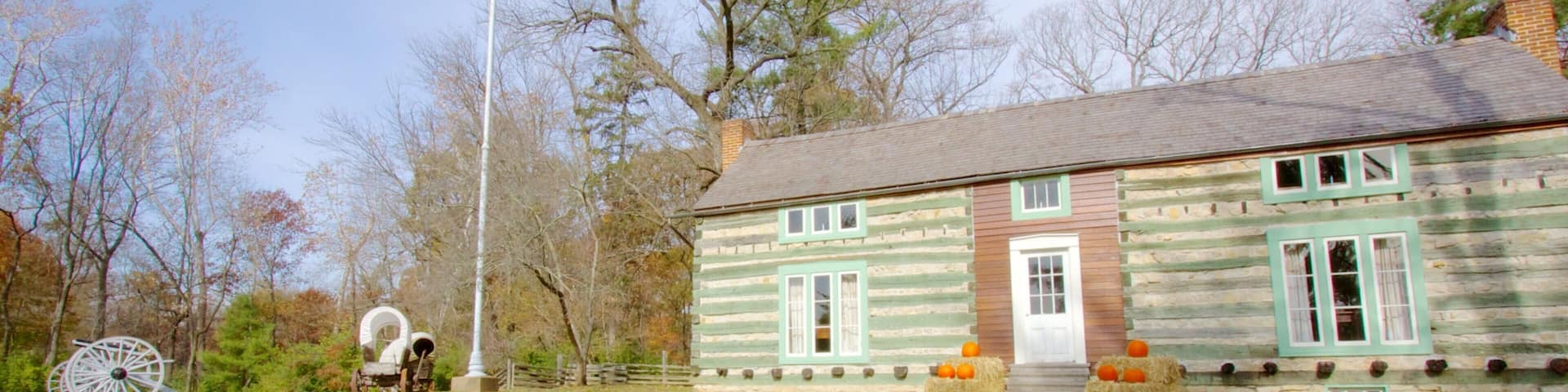 Grant\'s Farm which includes heritage architecture