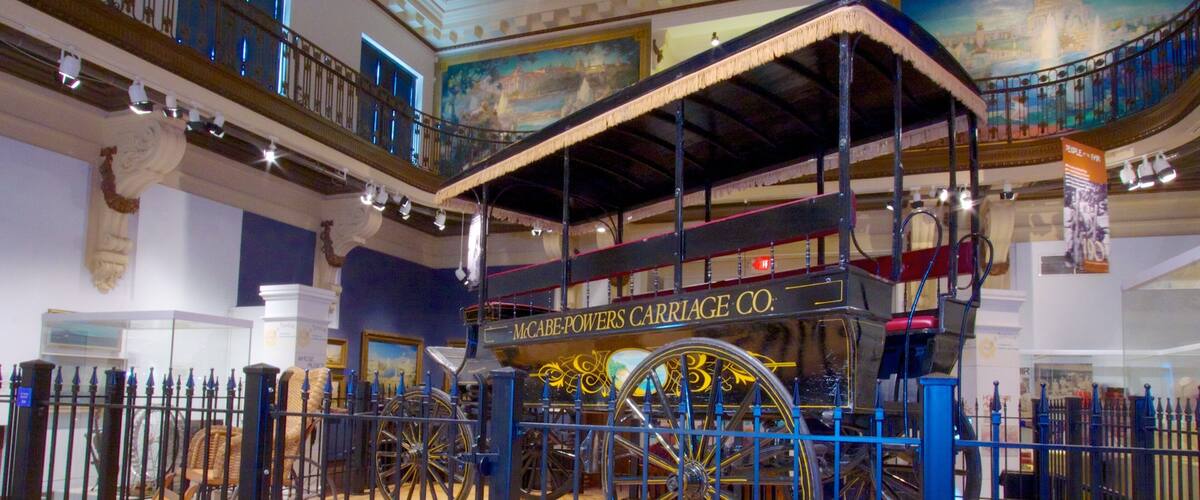 Missouri History Museum which includes interior views