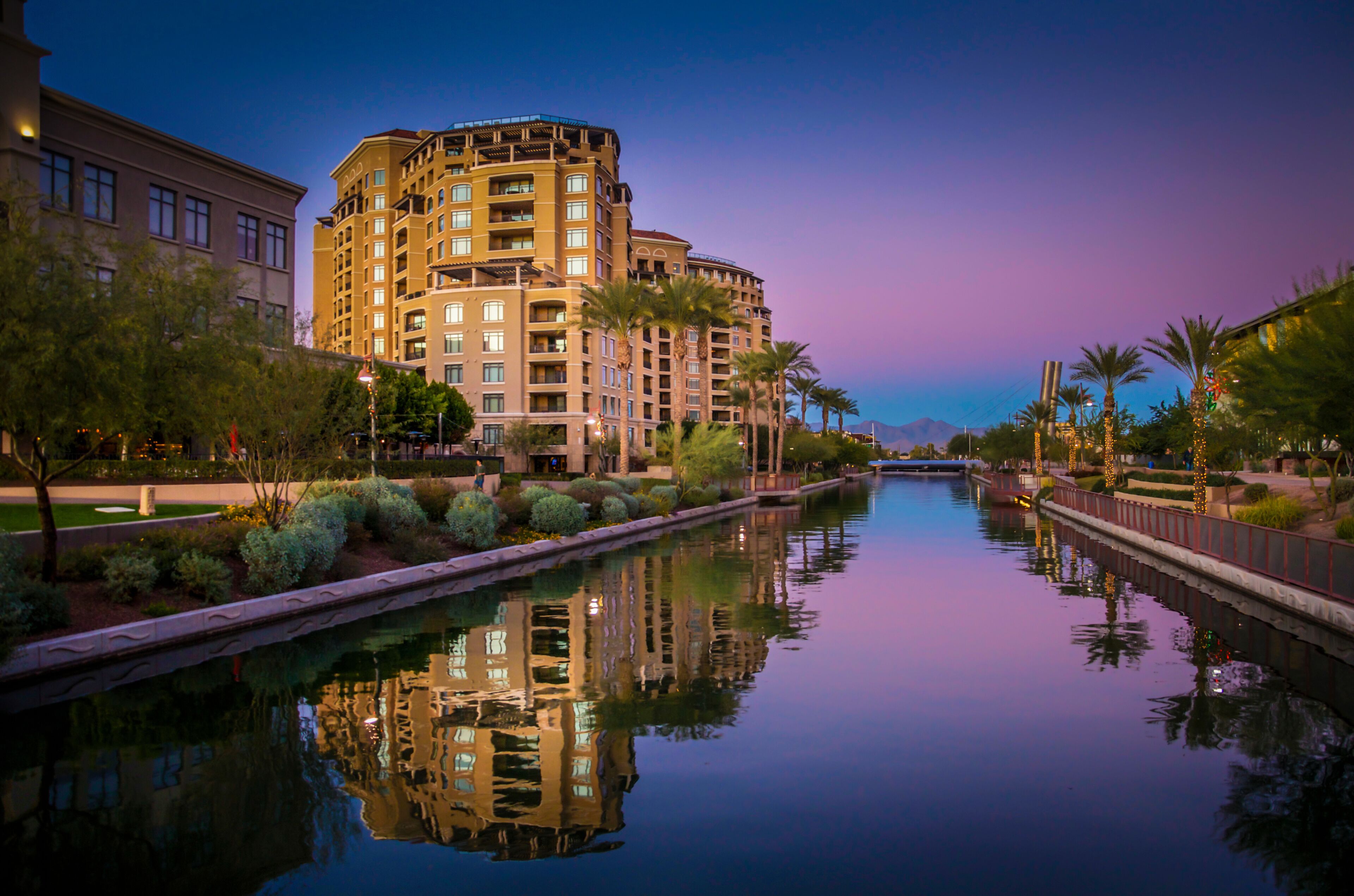 Scottsdale Waterfront, Arizona,USA.