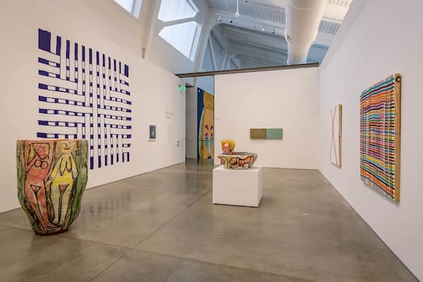 Berkeley Art Museum and Pacific Film Archive featuring art and interior views