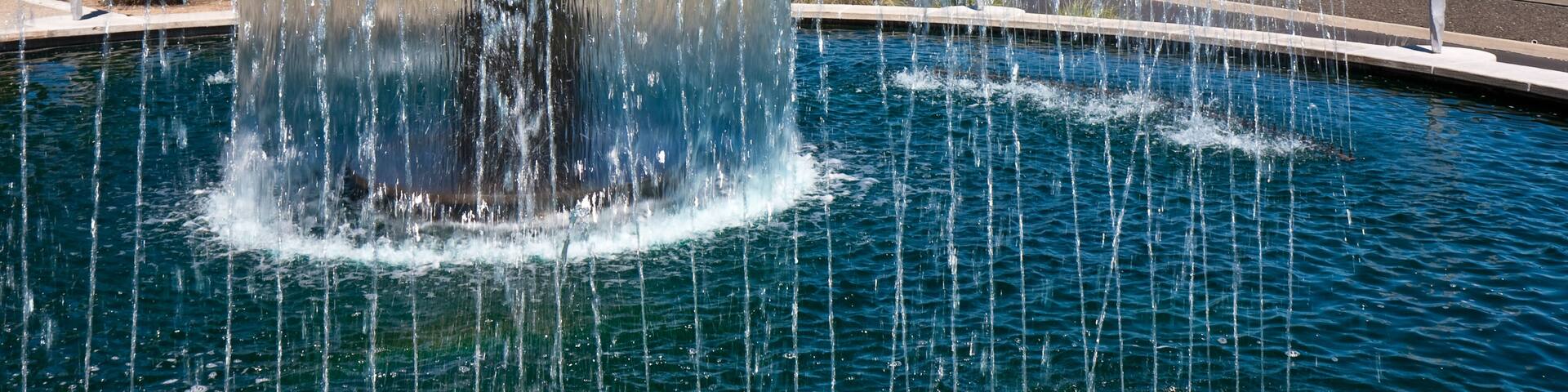 Water fountain at a Winery in Napa Valley, California., Shutterstock ID 32735824, Purchase Order: SP-1891 Wave 0, Client/Licensee: Hotels.com