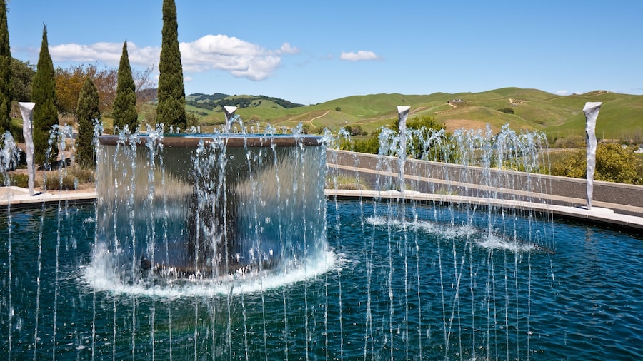 Water fountain at a Winery in Napa Valley, California., Shutterstock ID 32735824, Purchase Order: SP-1891 Wave 0, Client/Licensee: Hotels.com