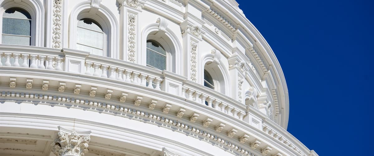 California State Capitol which includes heritage elements
