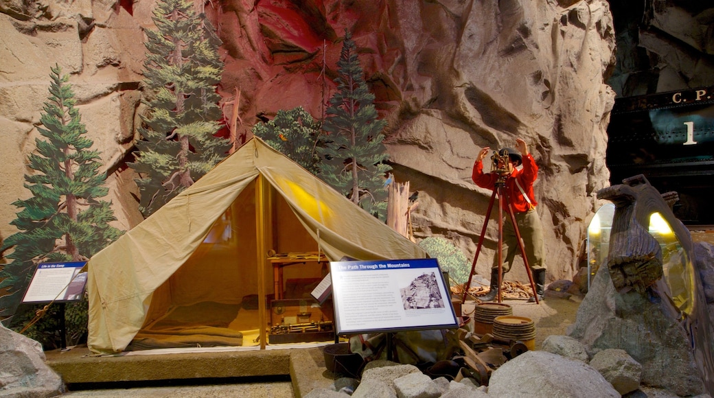 California State Railroad Museum mit einem Innenansichten