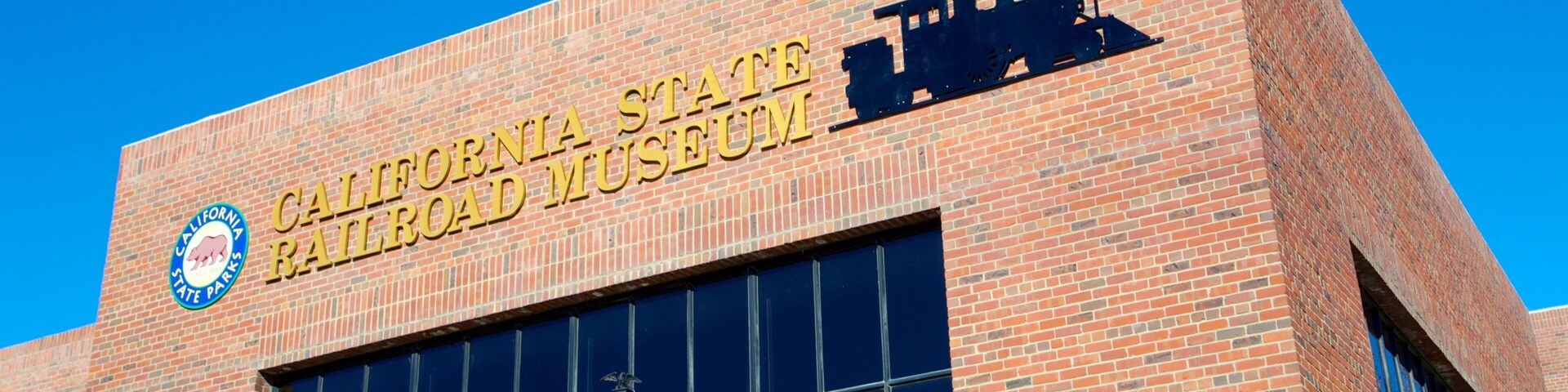 California State Railroad Museum showing signage