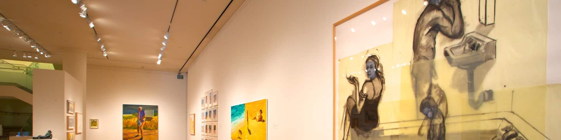 Museo de Arte de San José mostrando arte y vistas interiores