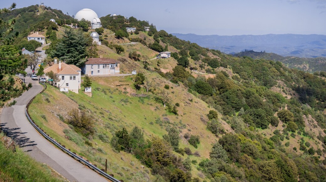 View towards Shane Observatory and the Automated Planet Finder telescope, Mt Hamilton, San Jose, San Francisco bay area, California