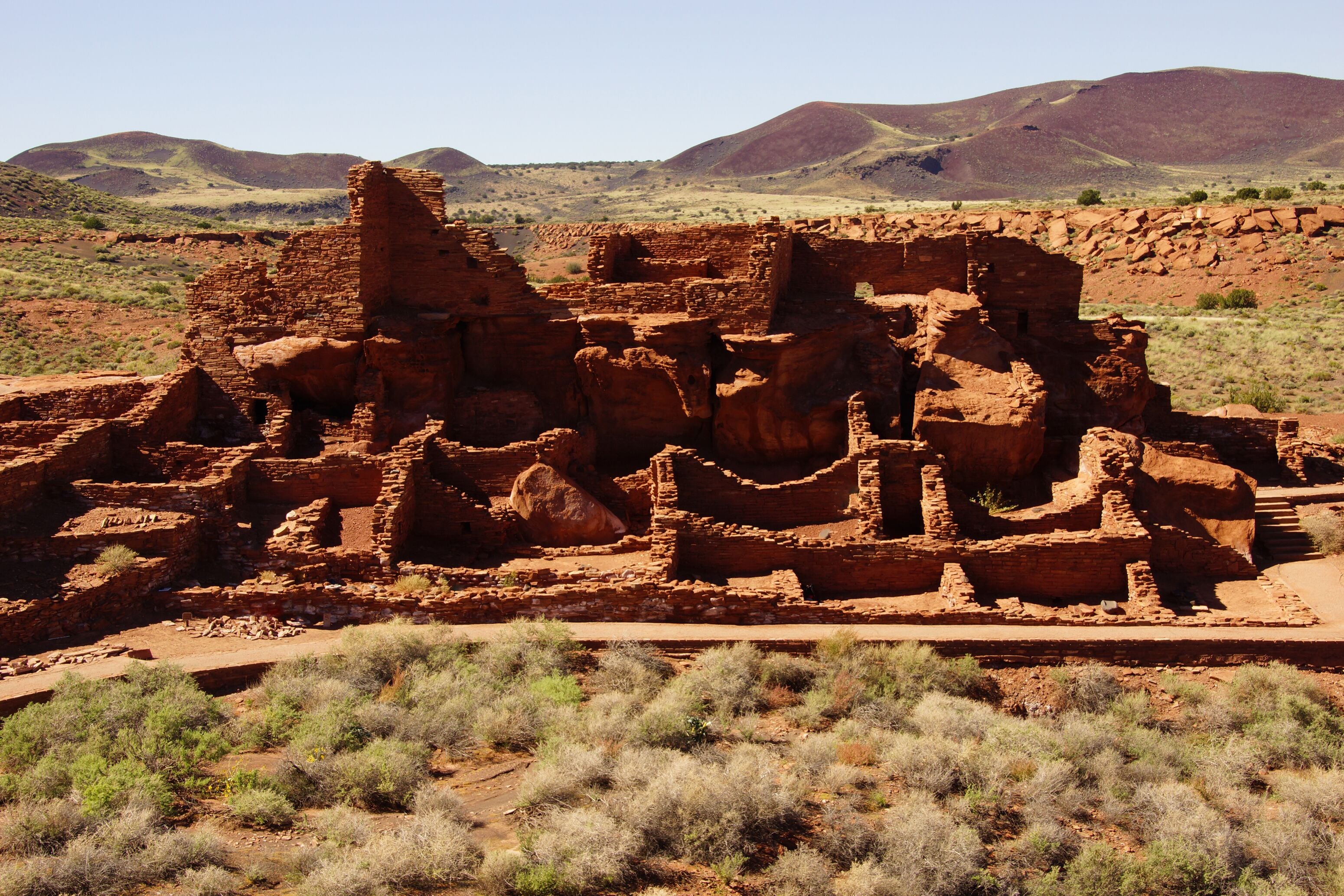 Wupatki pueblo ruins, 12th century Native American community, Wupatki National Monument, Arizona