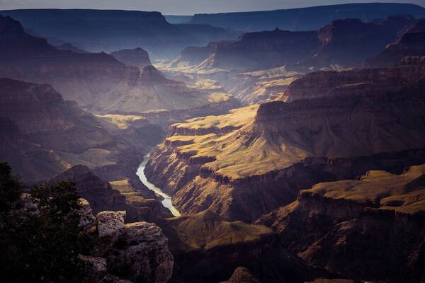 Sunset over the Grand Canyon