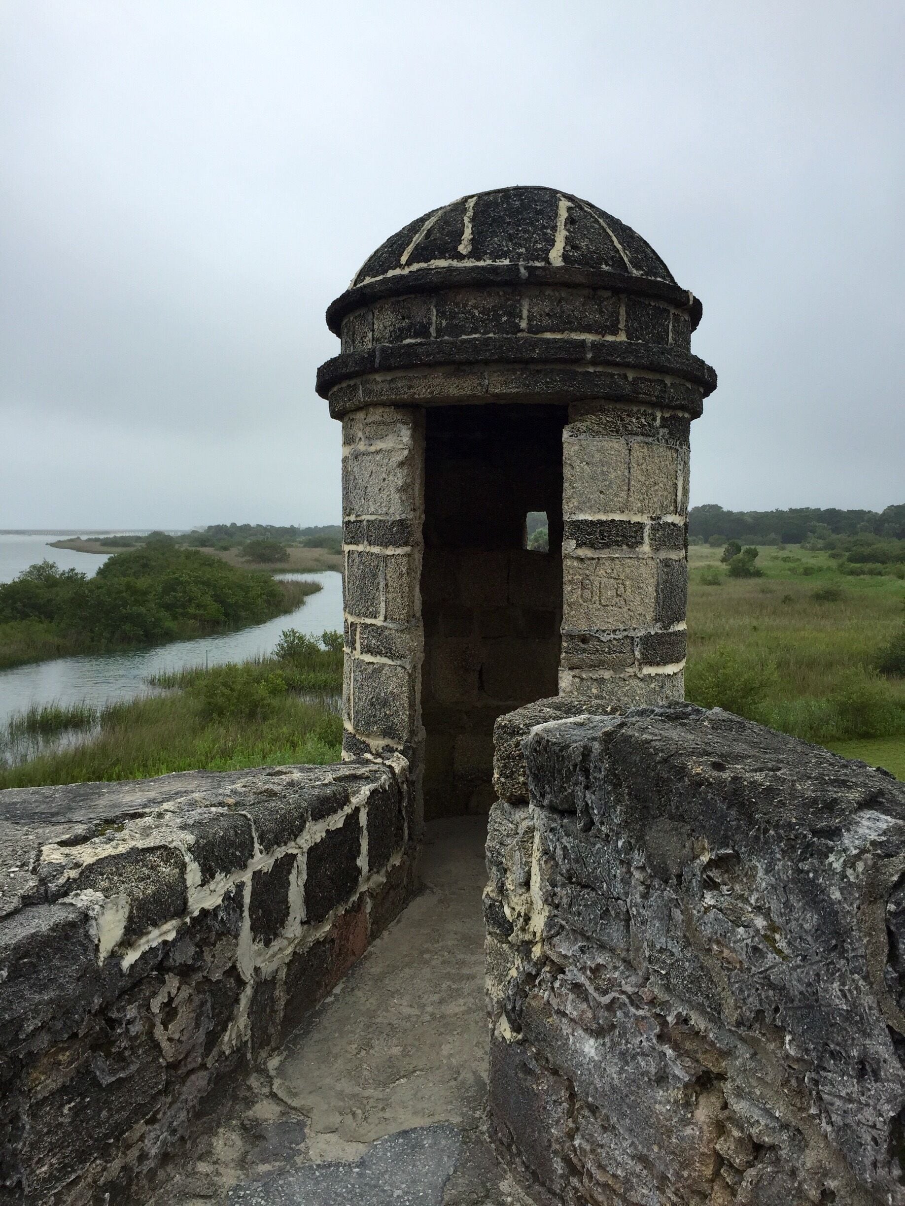 My favorite part of the Fort Matanzas National Monument was the sentry box. The Spanish built the fort in 1740 and it's still standing strong! The visit to the fort is free, but you have to take a ferry over so be sure to check out the ferry  schedule. 