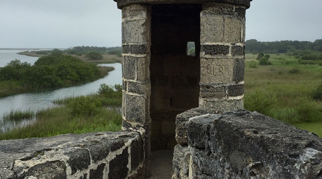 My favorite part of the Fort Matanzas National Monument was the sentry box. The Spanish built the fort in 1740 and it's still standing strong! The visit to the fort is free, but you have to take a ferry over so be sure to check out the ferry schedule.