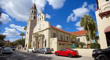 Cathedral Basilica of St. Augustine which includes a church or cathedral and heritage elements